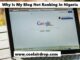 Why Is My Blog Not Ranking In Nigeria